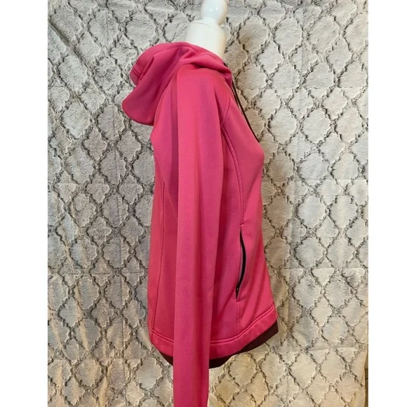 Hot Pink Columbia Zip Up Hoodie - Picture 2 of 4